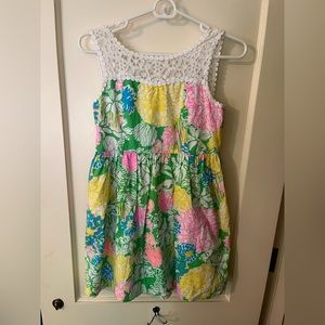 Floral Lilly Pulitzer Dress size 14-girls